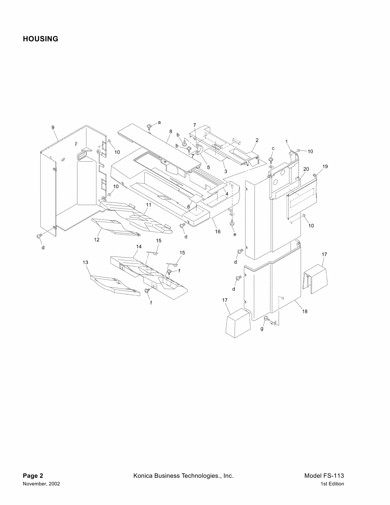Konica-Minolta Options FS-113 Parts Manual-2
